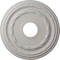Ekena Millwork Dublin Ceiling Medallion (Fits Canopies up to 8 1/4"), 15 3/8"OD x 3 5/8"ID x 1"P, Ultra Pure White CM15DUUWF - alternate 1